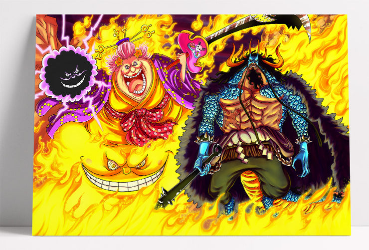One Piece Poster Kozuki Kaidou Big Mom