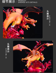 Charizard Figure evolution charmander and chameleon