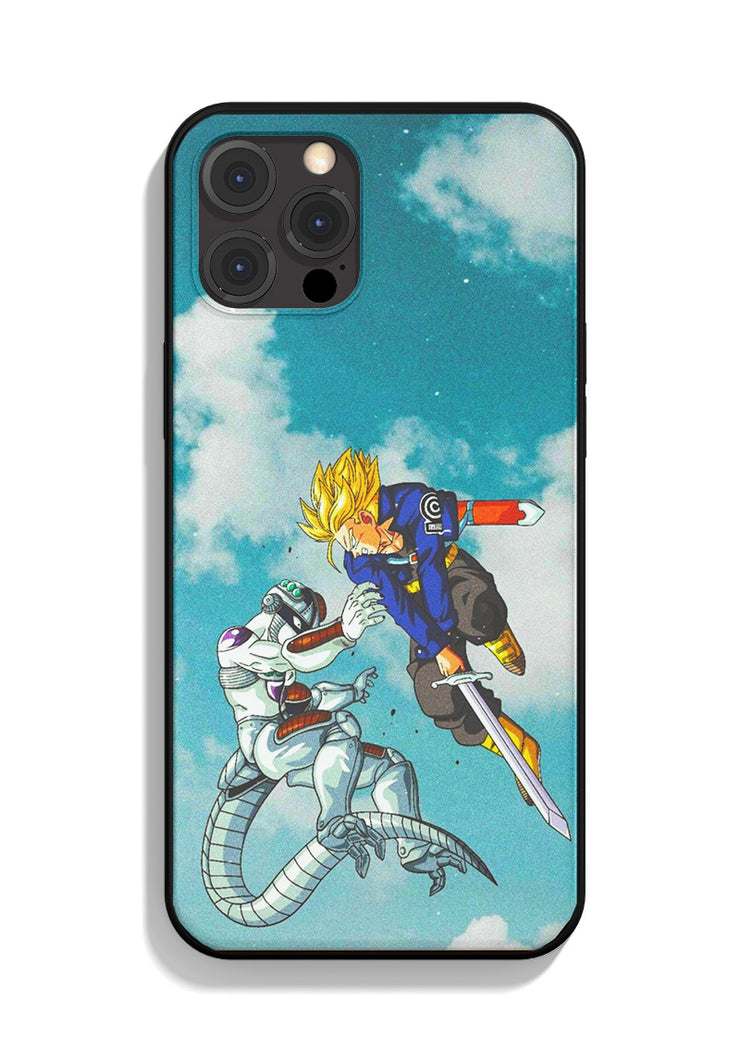 Dragon Ball Z iPhone Case Trunks VS Frieza