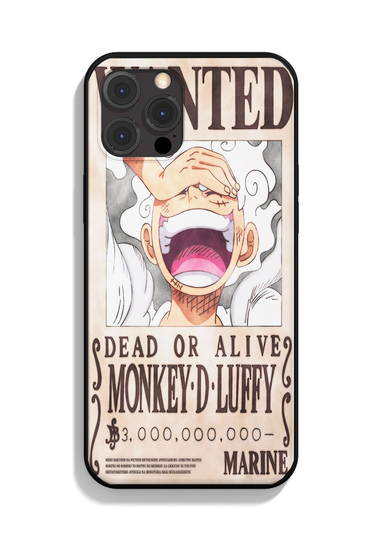 One Piece iPhone Case Wanted Luffy Gear 5