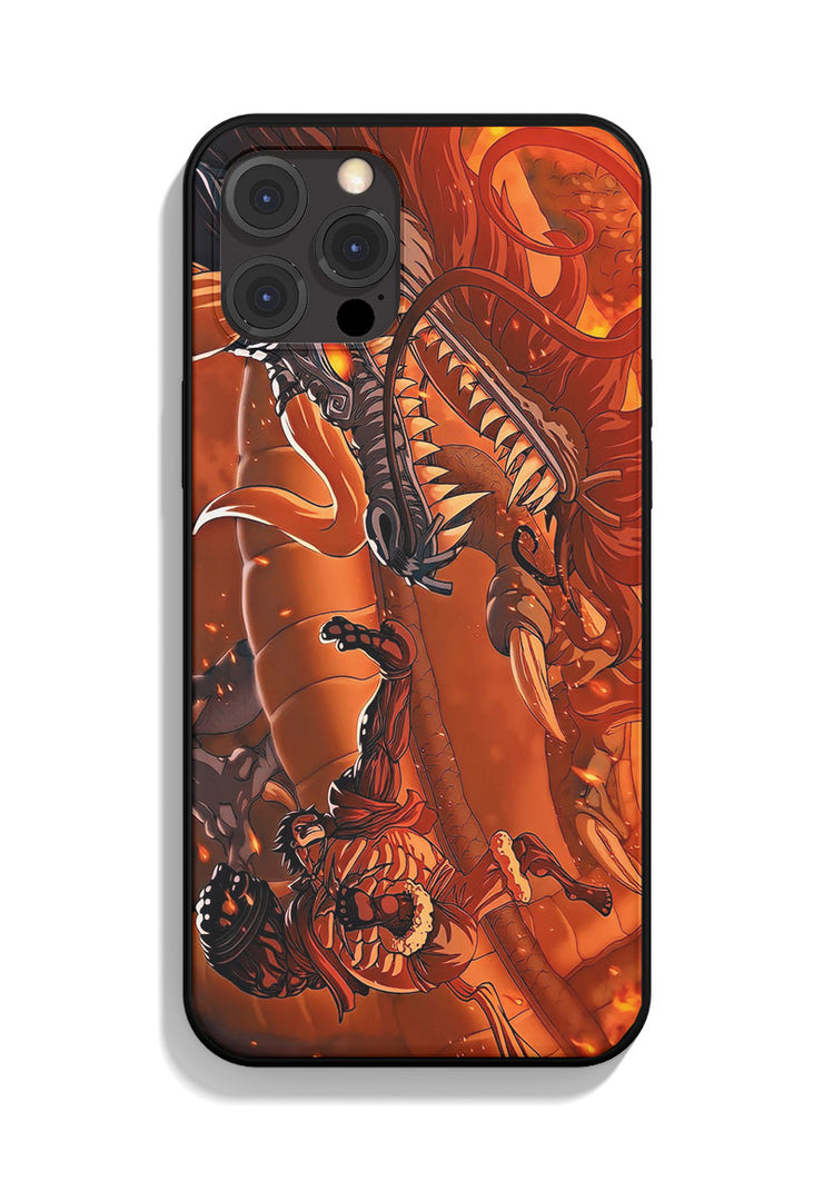 One Piece iPhone Case Luffy Kaido Clash